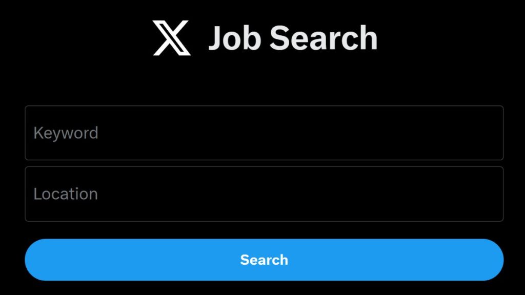 Elon Musk's X Job Search Platform