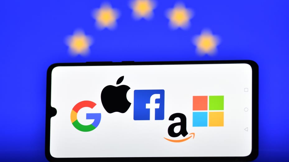 Among the first tech companies to be investigated under the EU's new Digital Markets Act are Apple, Google, and Meta.