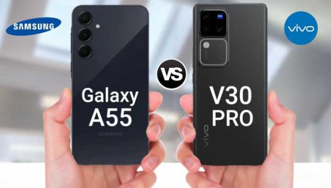 Samsung Galaxy A55 vs Vivo V30 Pro: How the two affordable premium Android phones compare